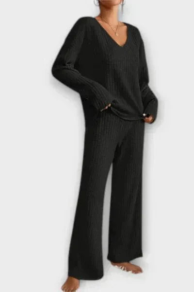 Malou Ribbed Knit Set - Cozy Comfort Meets Effortless Style for Every Occasion