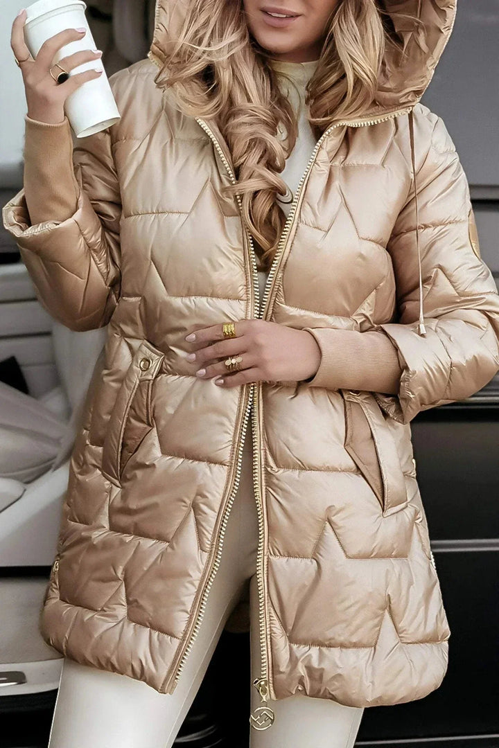 Marcella™ | Sofisticada chaqueta de otoño con capucha