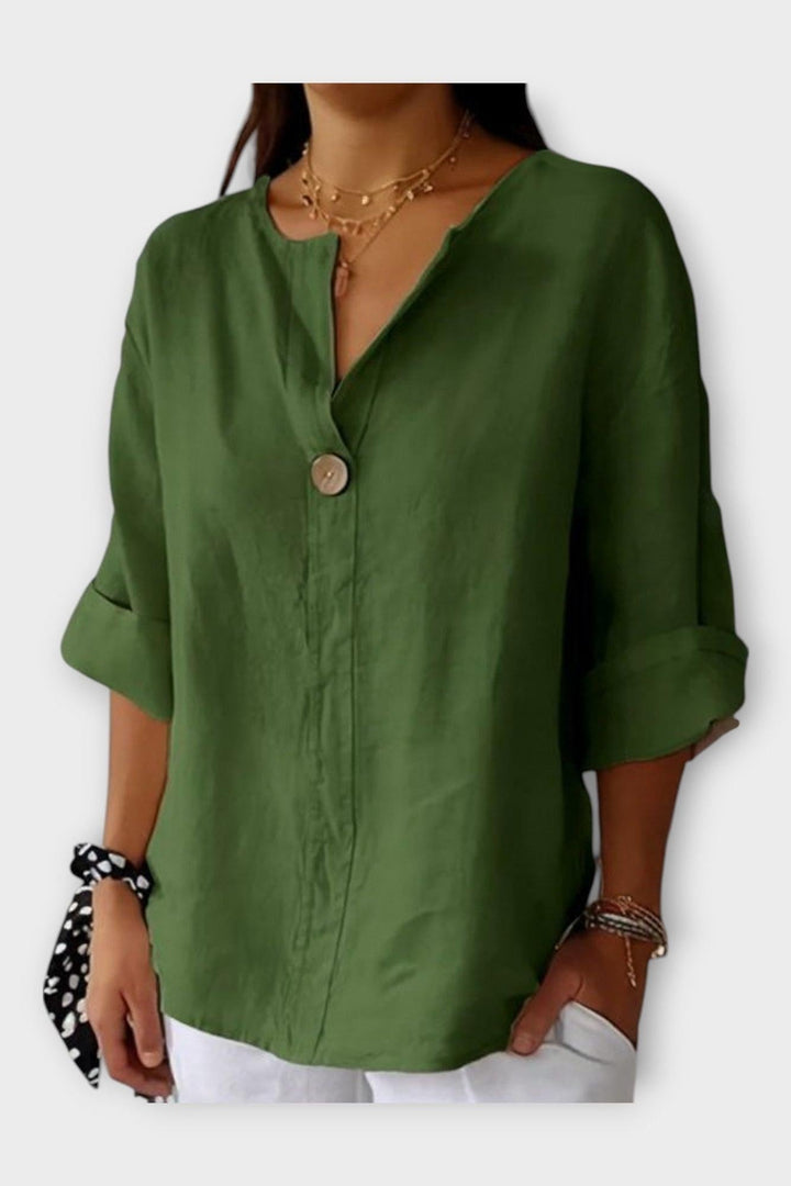 Marie | Camisa con cuello en V