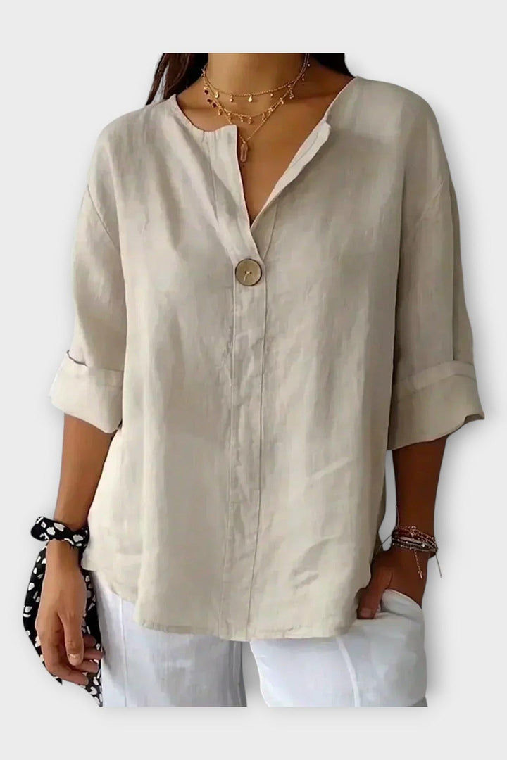 Marie | Camisa con cuello en V