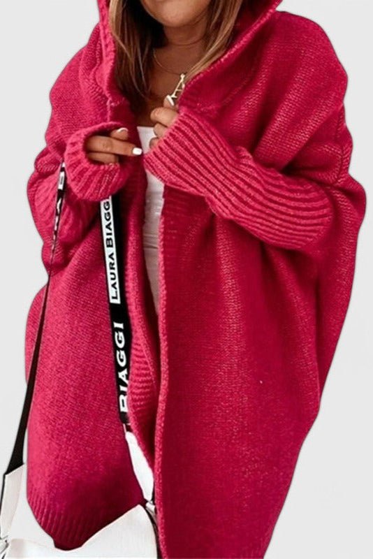 Mette | Lujoso Cárdigan con Capucha