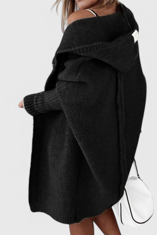 Mette | Lujoso Cárdigan con Capucha