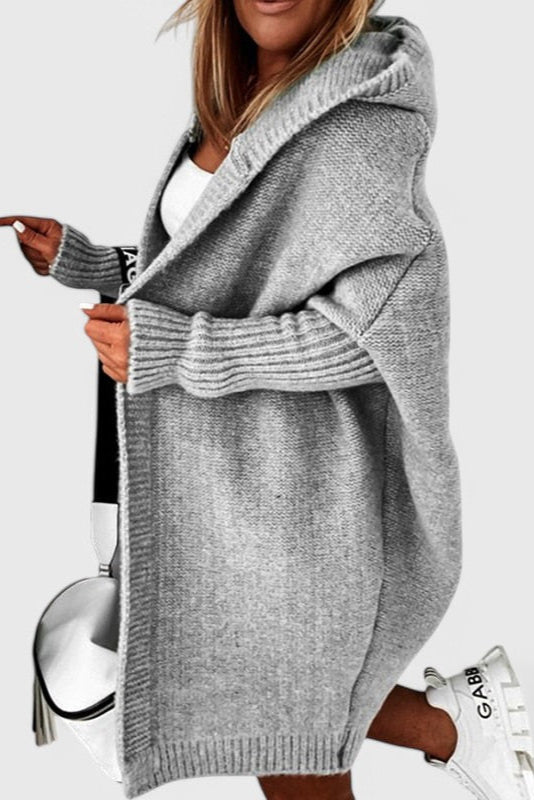 Mette | Lujoso Cárdigan con Capucha