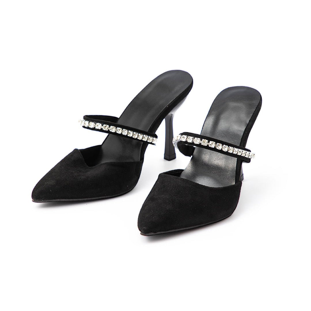 Mette | Elegantes Tacones de Strass para Brillar en Cada Ocasión