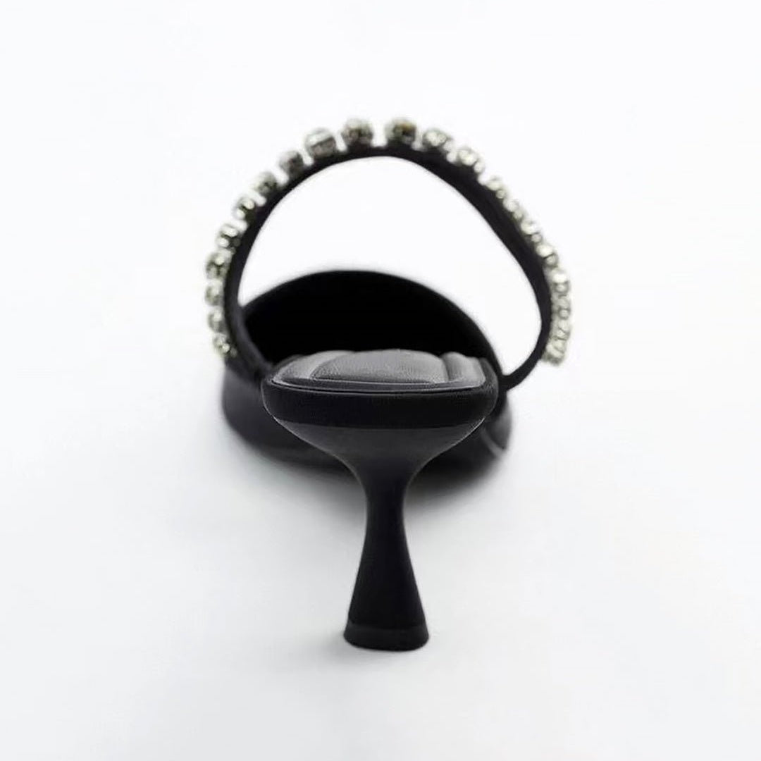 Mette | Elegantes Tacones de Strass para Brillar en Cada Ocasión