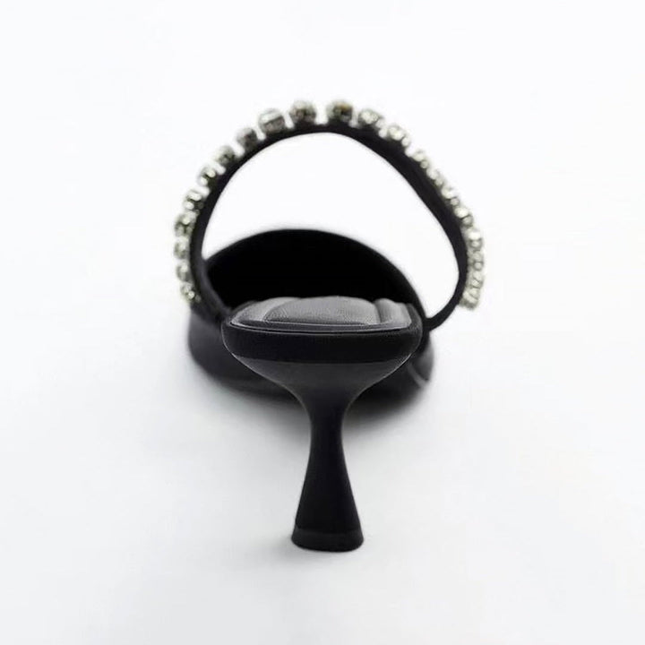 Mette | Elegantes Tacones de Strass para Brillar en Cada Ocasión