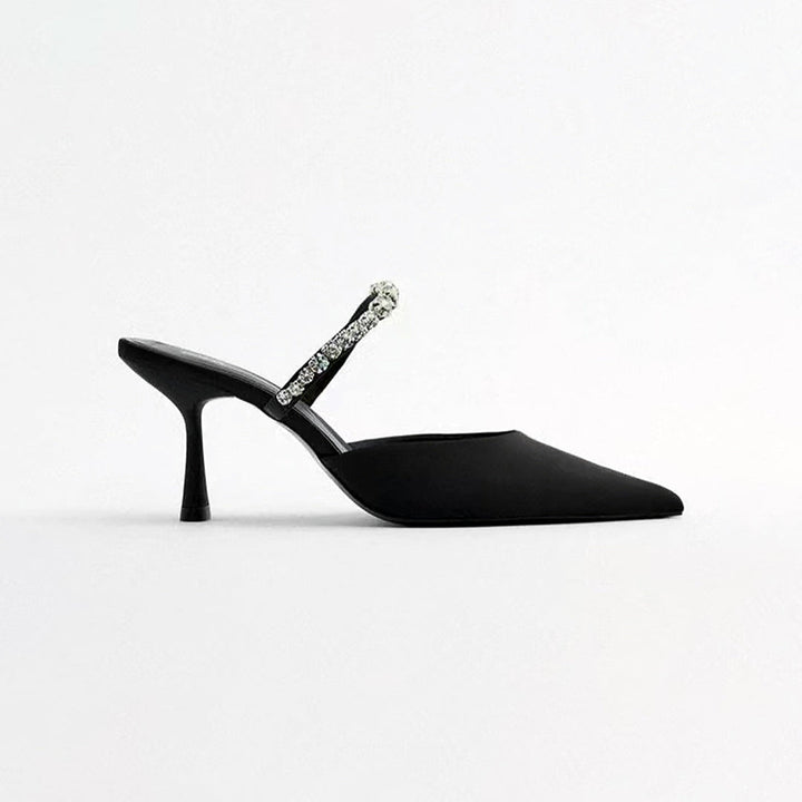 Mette | Elegantes Tacones de Strass para Brillar en Cada Ocasión