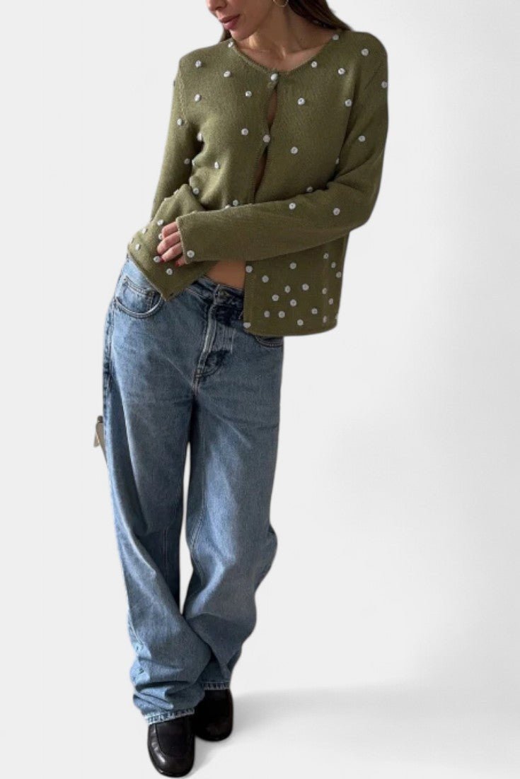 Mille Romantic Cardigan - Embrace Cozy Elegance for Effortless Style