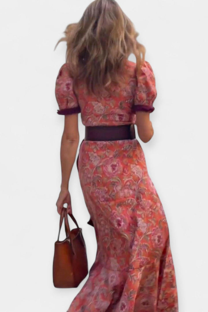 Millea | Vestido Romántico con Detalles de Volantes