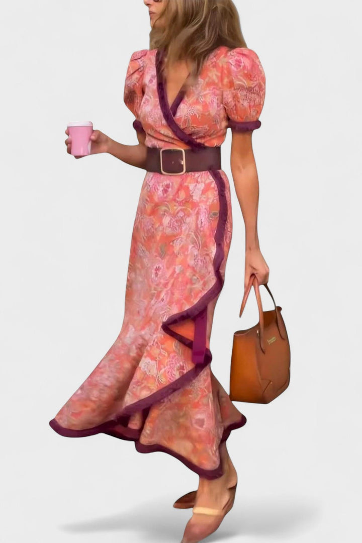 Millea | Vestido Romántico con Detalles de Volantes