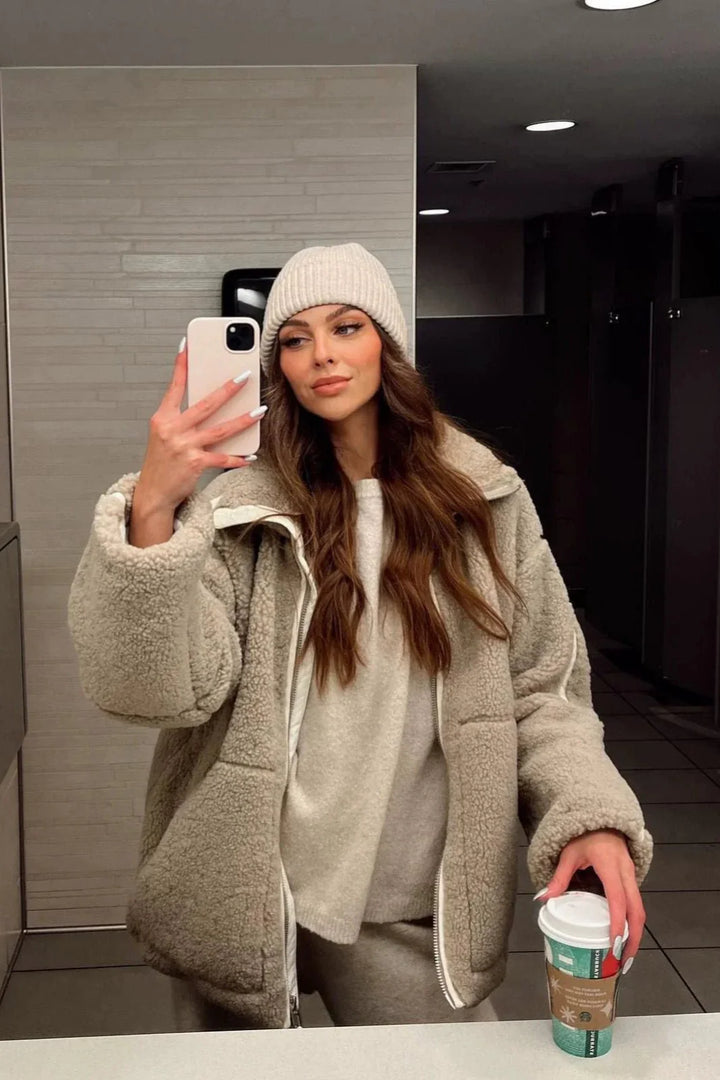 Mille™ | Abrigo de Teddy Elegante con Diseño Nórdico