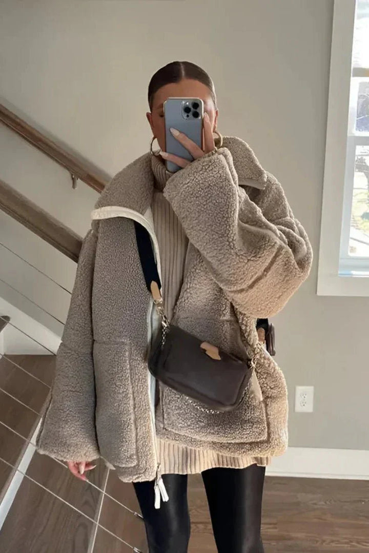 Mille™ | Abrigo de Teddy Elegante con Diseño Nórdico