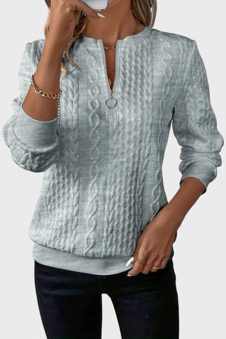 Nela™ | Sudadera con cremallera femenina