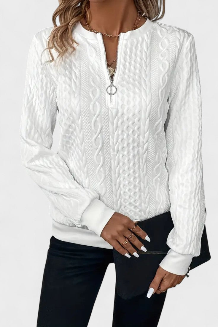 Nela™ | Sudadera con cremallera femenina