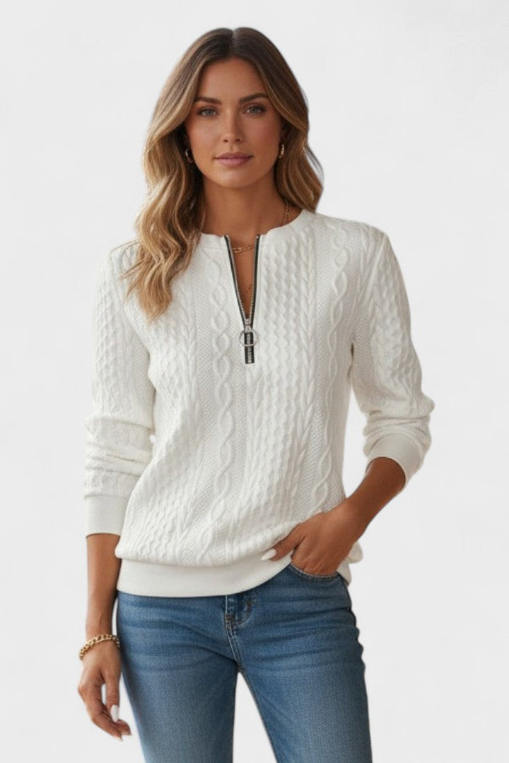 Nela™ | Sudadera con cremallera femenina