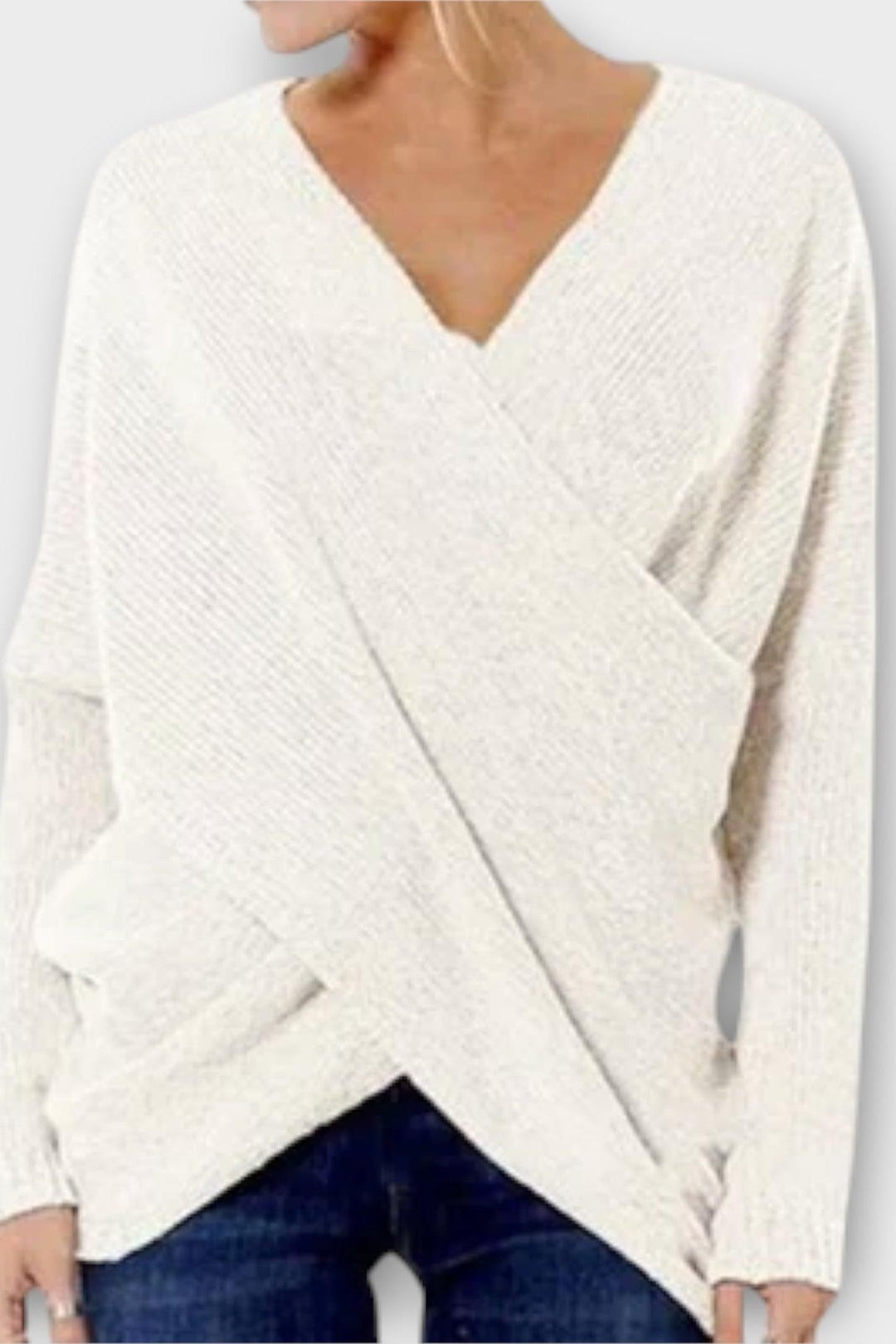 Olivia | Blusa de V con Lazo