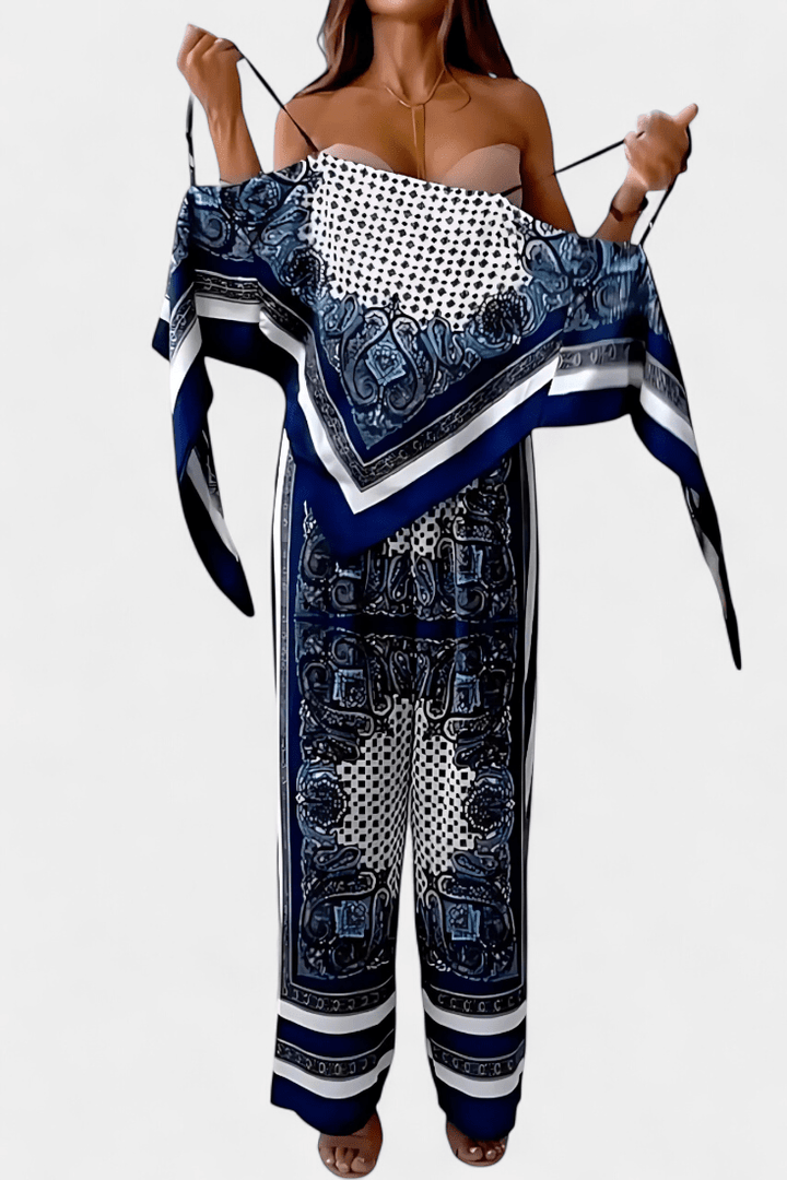 Elegant Paisley Ensemble for Effortless Style and Comfort