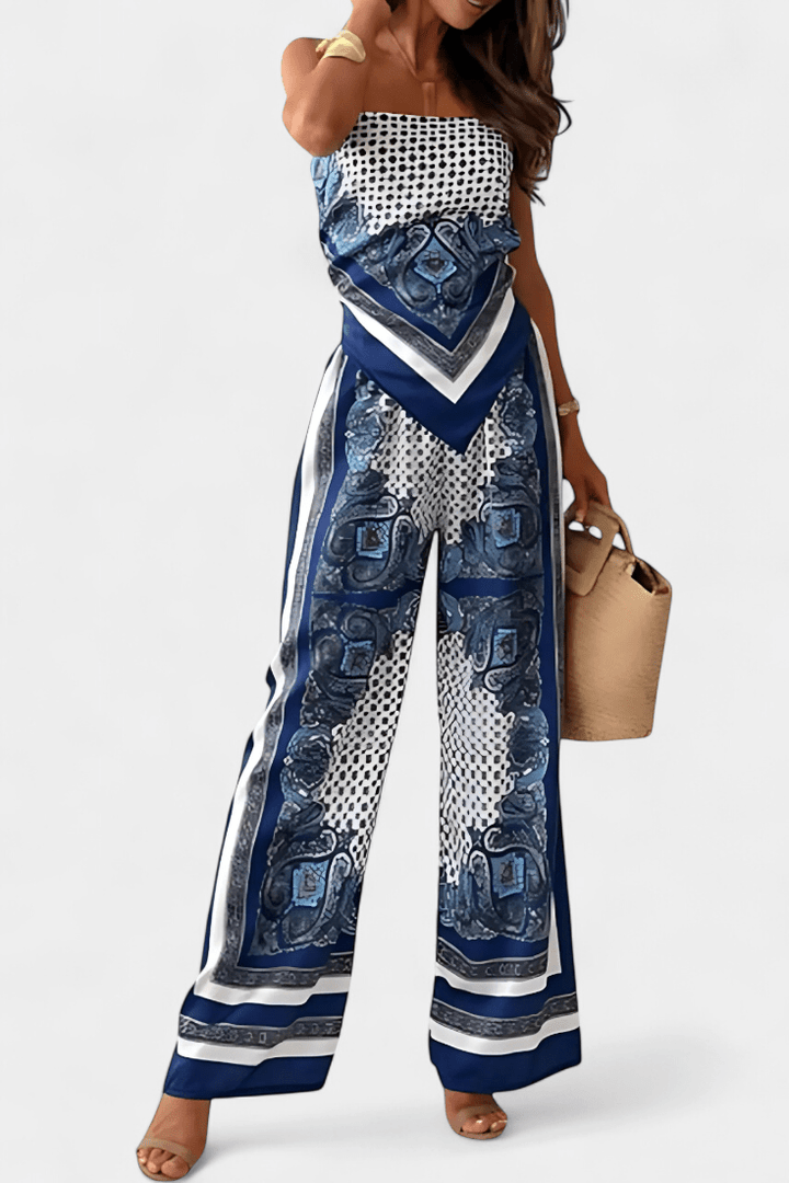 Elegant Paisley Ensemble for Effortless Style and Comfort