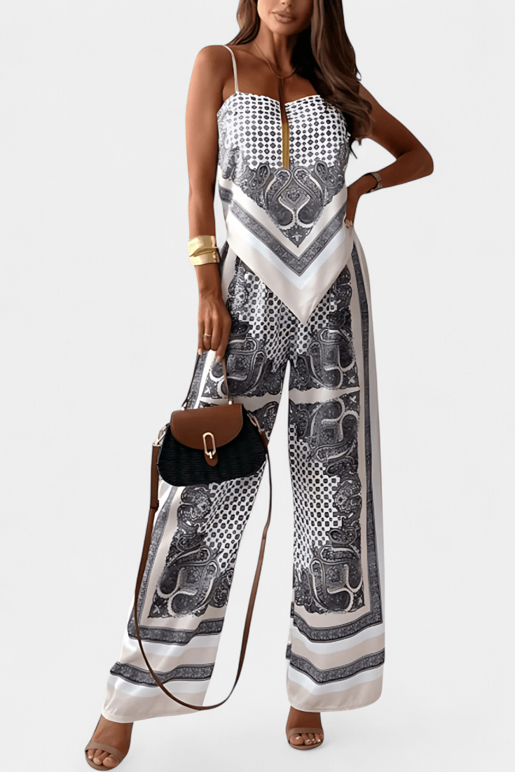 Elegant Paisley Ensemble for Effortless Style and Comfort