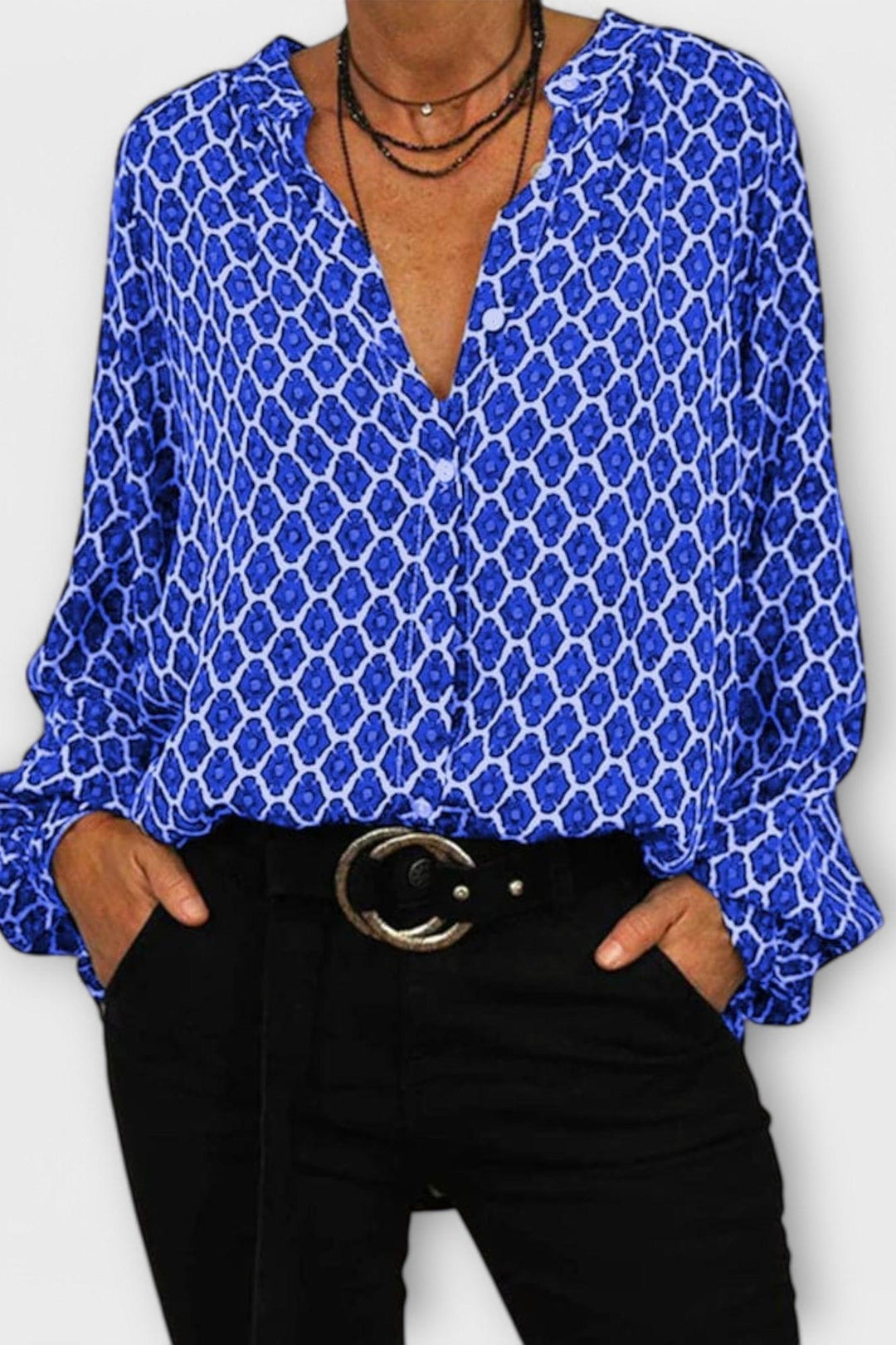 Pernille | Camisa con Cuello en V