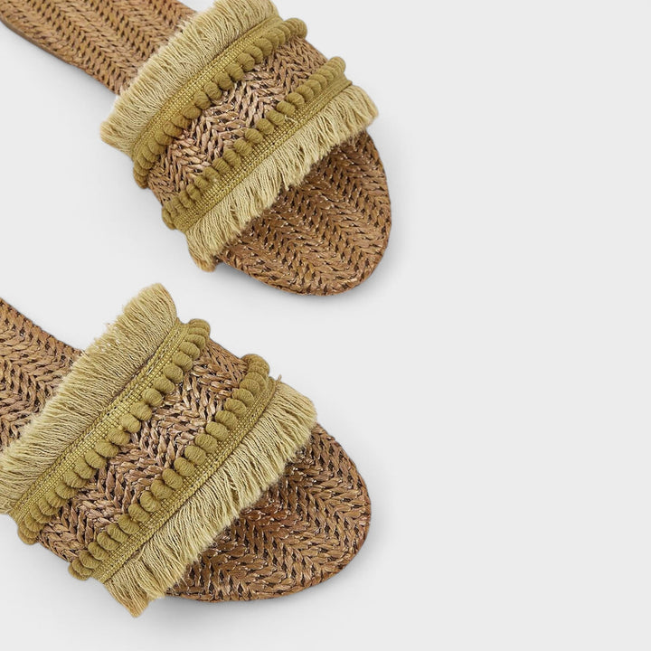 Rikke | Elegantes Zapatos Pompon para un Estilo Único y Confortable