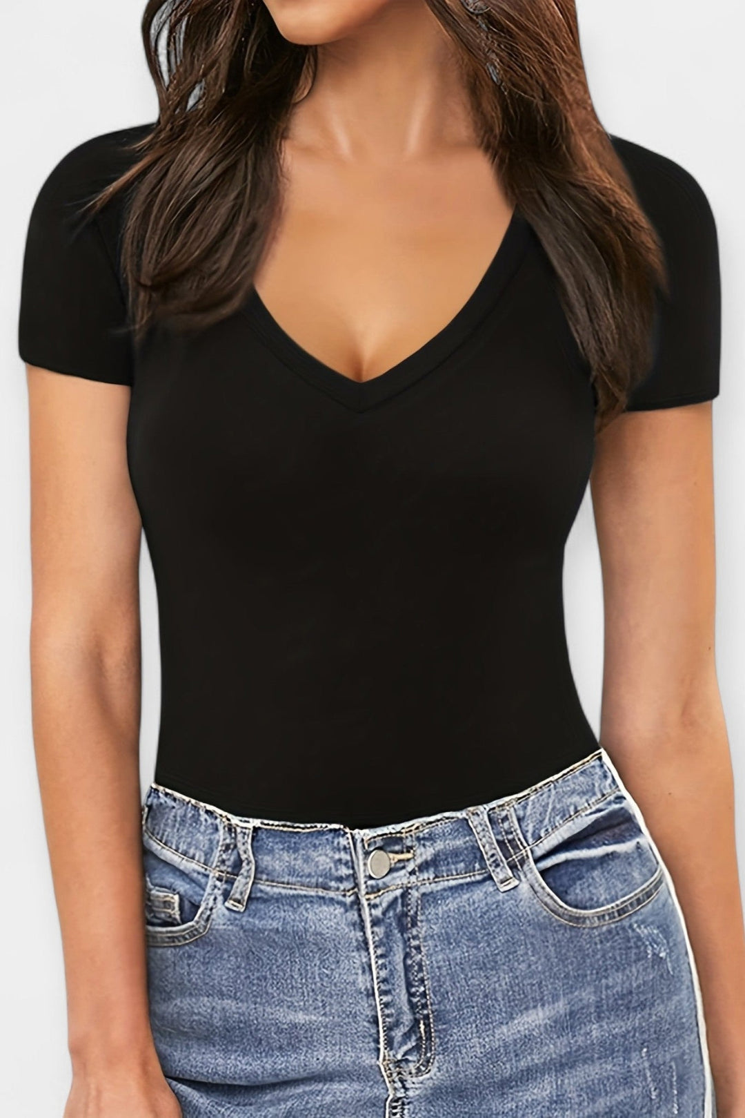 Ronja | Body Elegante con Escote en V para Realzar tu Silueta