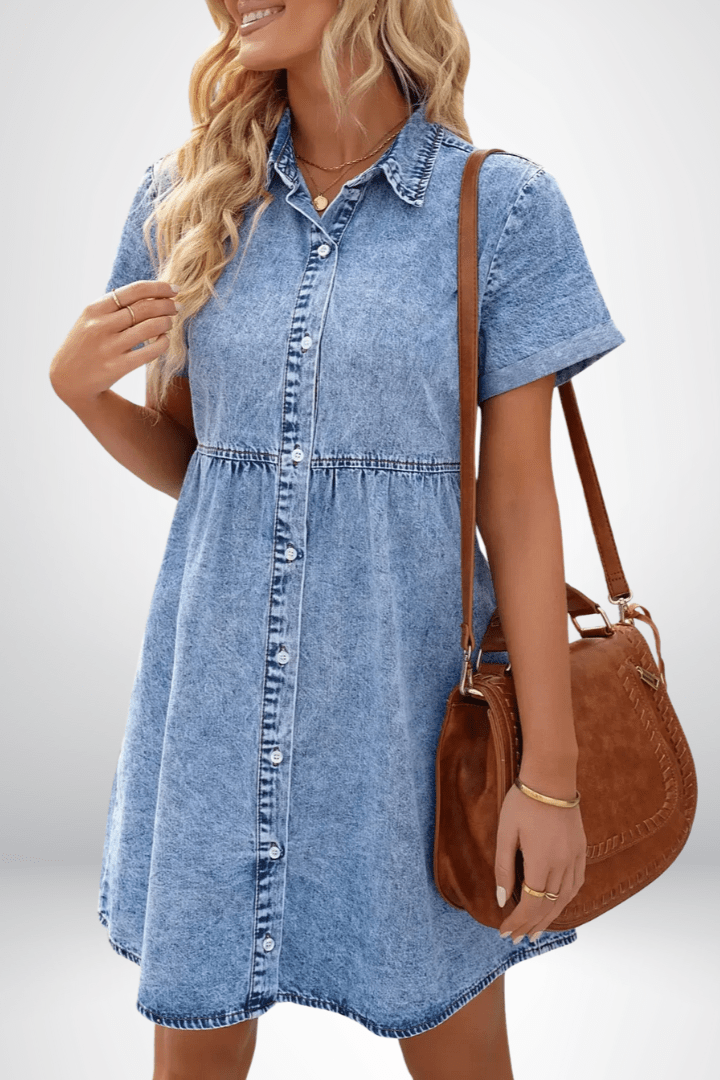 Rosa Denim Dress: Effortless Style and Comfort for Every Occasion
