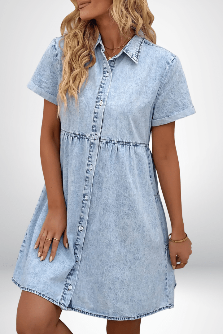 Rosa Denim Dress: Effortless Style and Comfort for Every Occasion