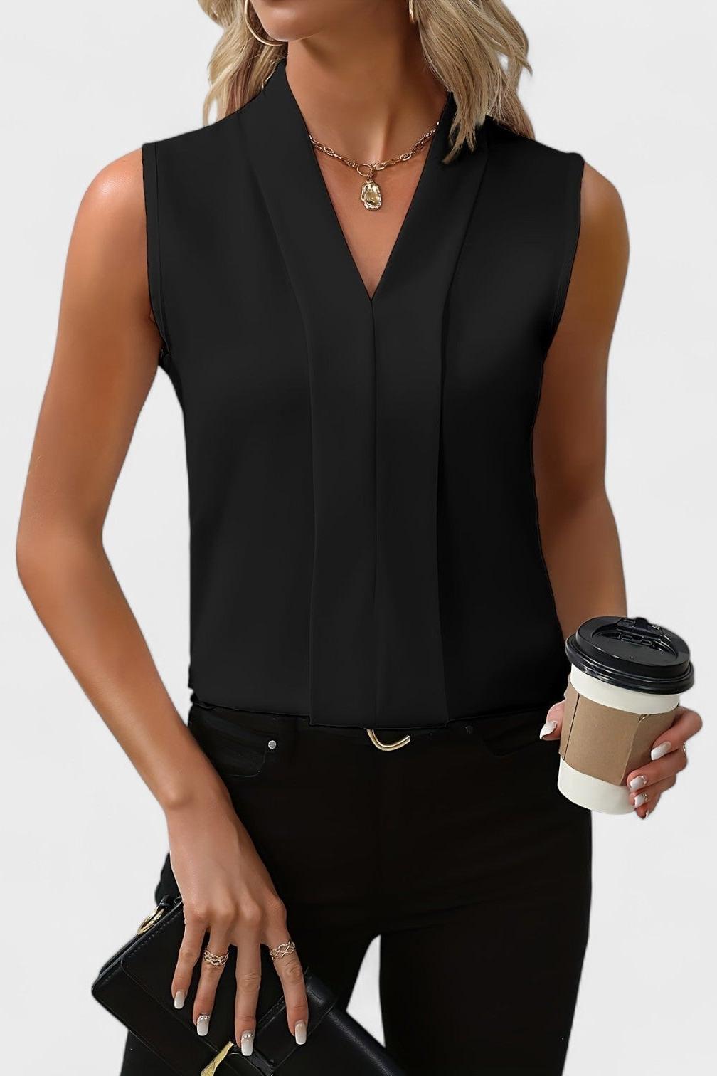 Rosa | Blusa con cuello en V