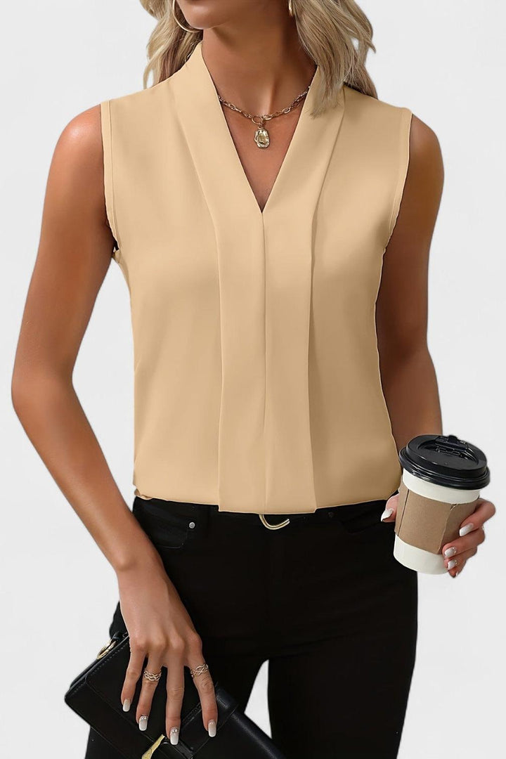 Rosa | Blusa con cuello en V