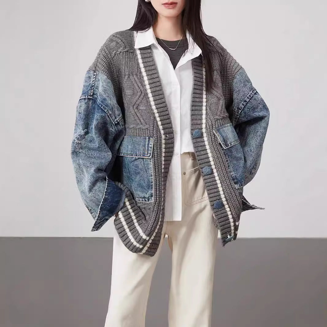Cárdigan de Denim Eden: Estilo Versátil y Confortable para Cada Ocasión