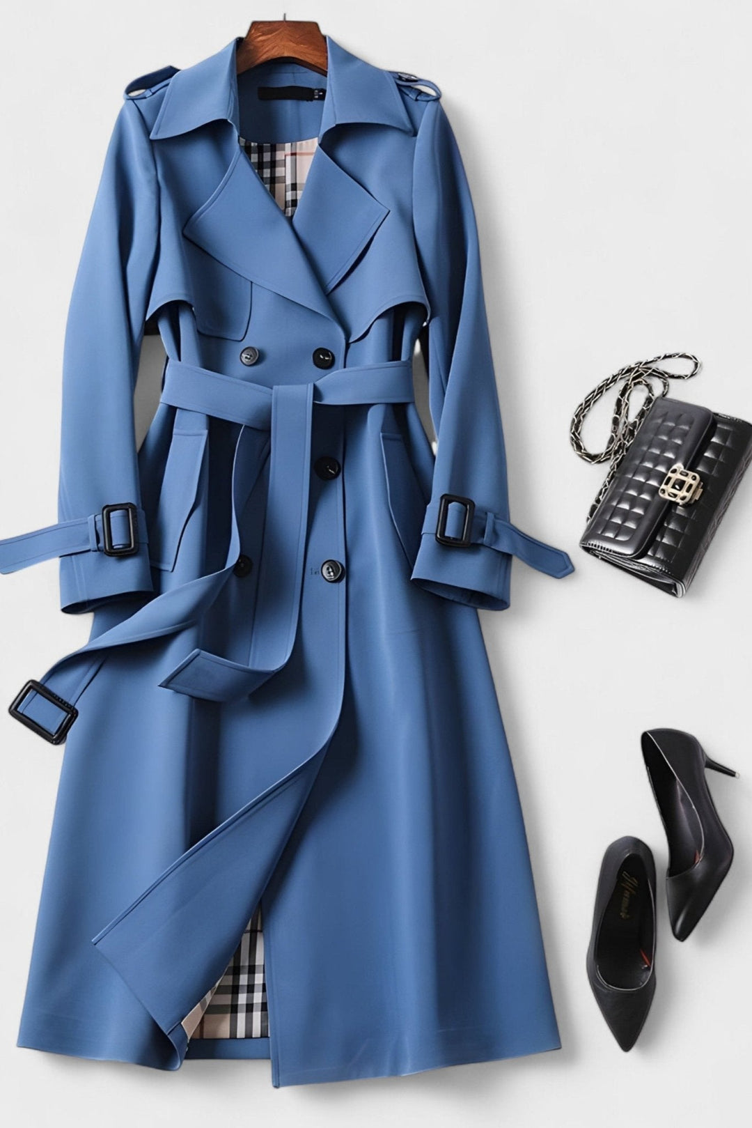 Saara™ | Sofisticado abrigo con cinturón en la cintura