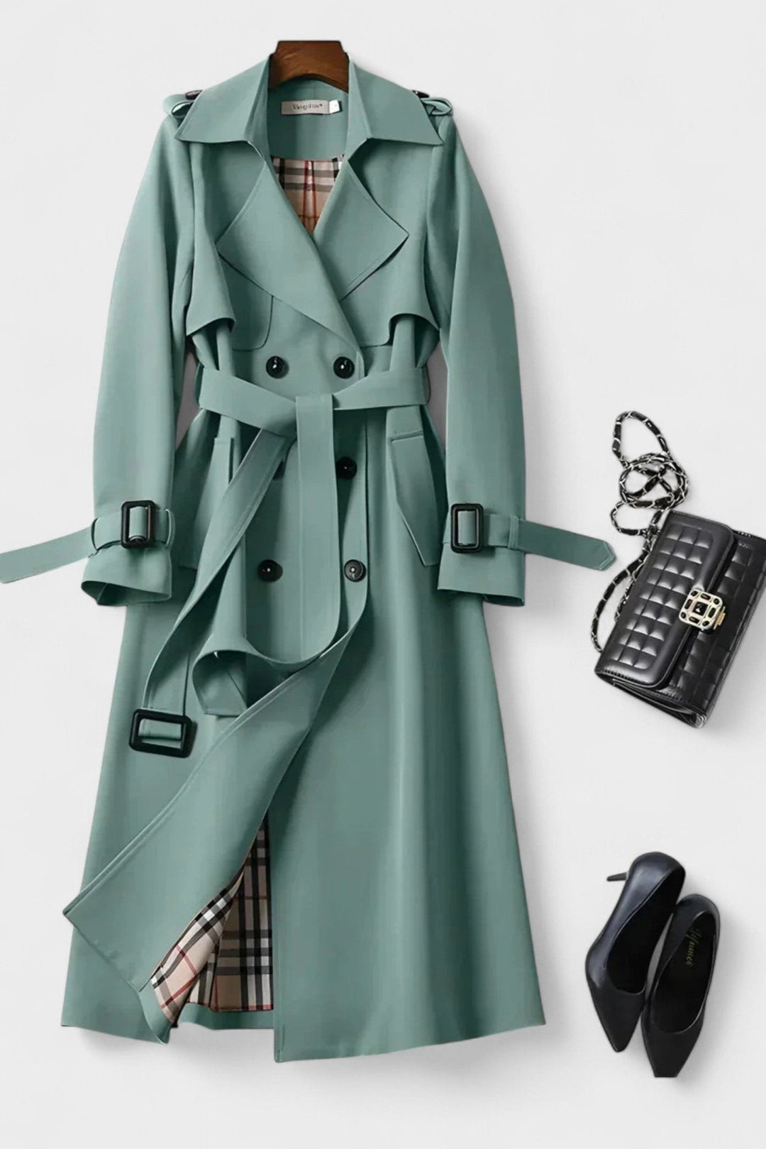 Saara™ | Sofisticado abrigo con cinturón en la cintura