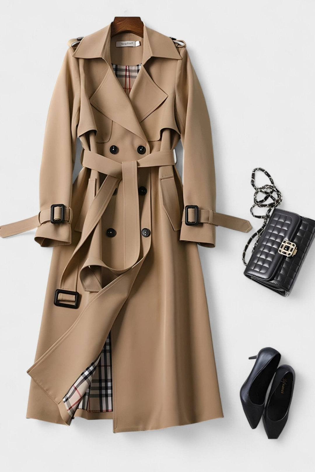 Saara™ | Sofisticado abrigo con cinturón en la cintura