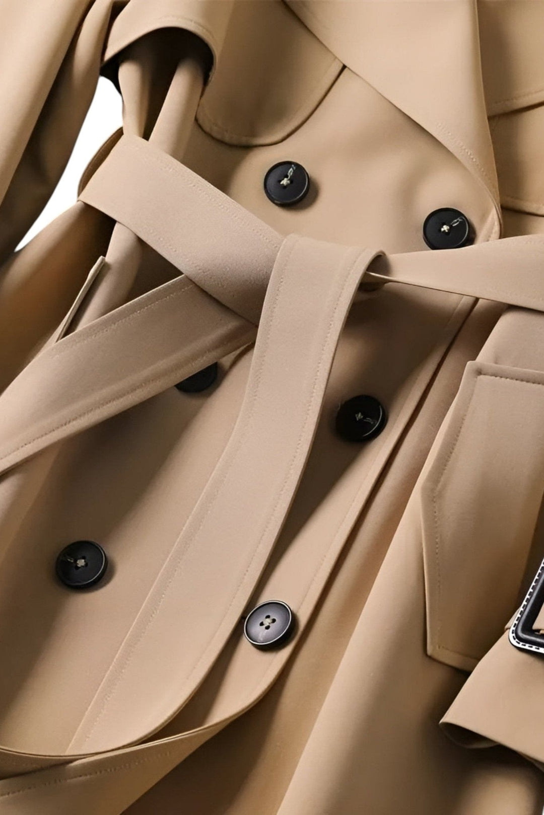 Saara™ | Sofisticado abrigo con cinturón en la cintura