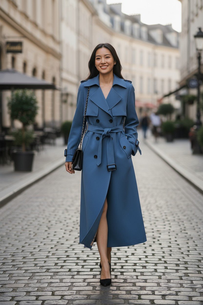 Saara™ | Sofisticado abrigo con cinturón en la cintura