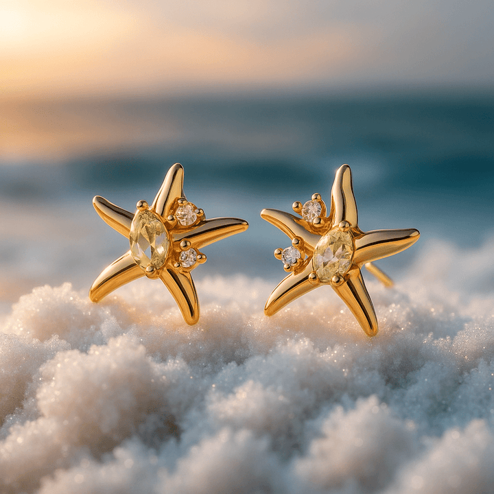 Aretes de Estrella de Mar Saga: Elegancia Marina para Brillar en Cada Ocasión