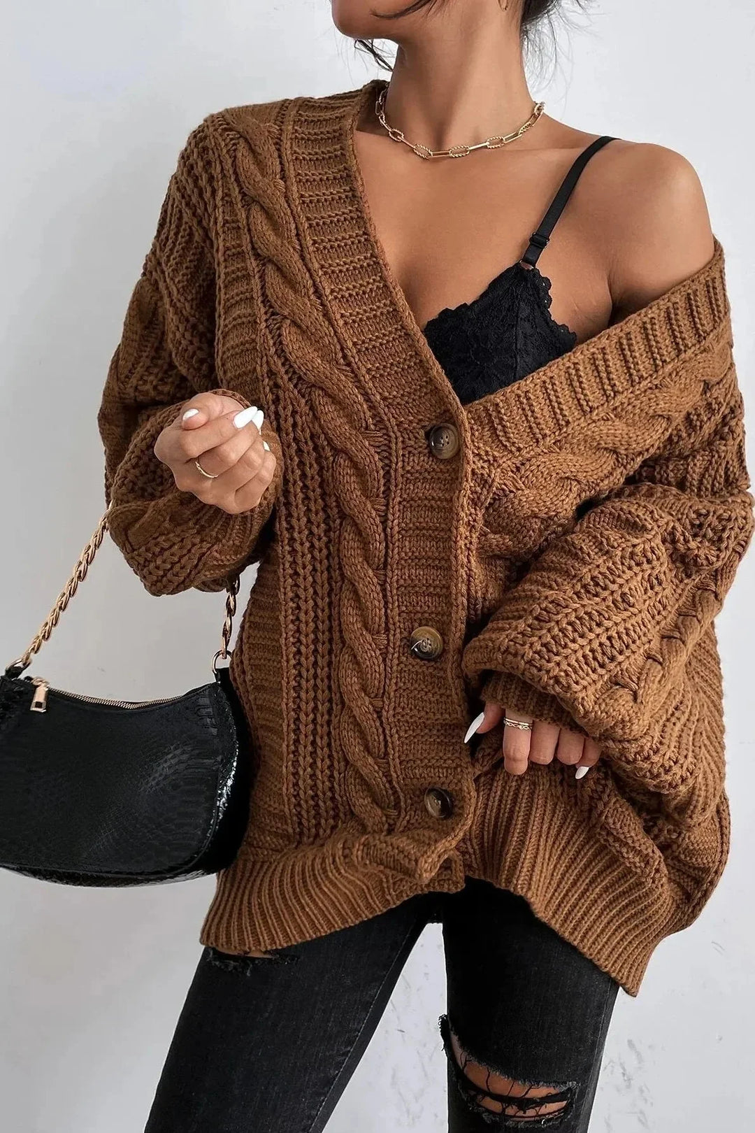 Saga Oversized Cardigan - Cozy Comfort Meets Effortless Style for Every Occasion