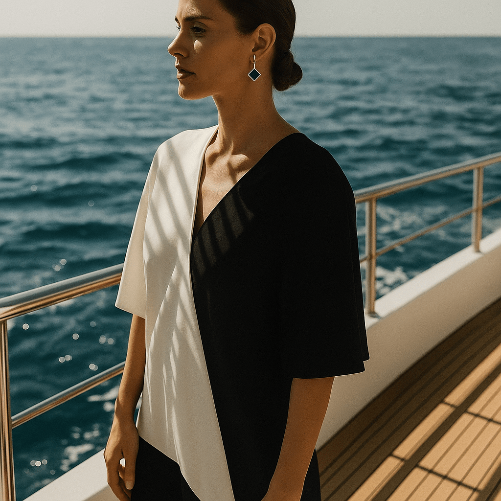 Selma | Elegantes aros cuadrados que realzan tu estilo con un toque moderno y sofisticado