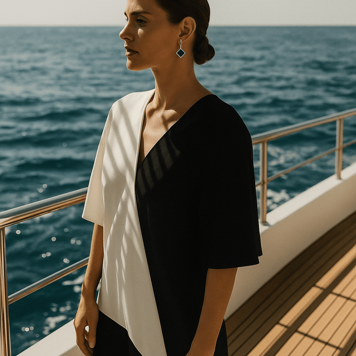 Selma | Elegantes aros cuadrados que realzan tu estilo con un toque moderno y sofisticado