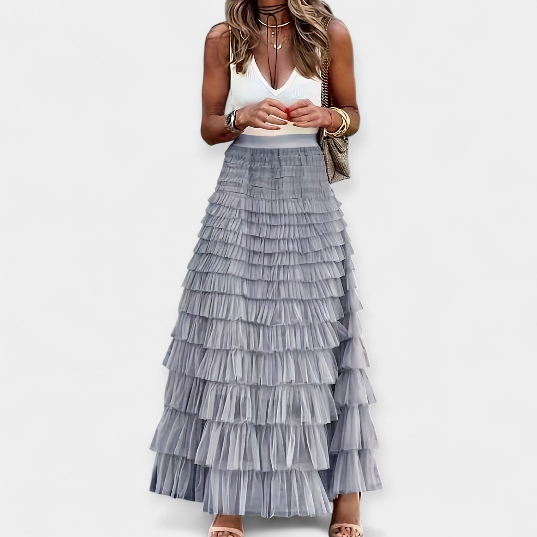 Senja Elegant Midi Skirt - Effortless Style for Every Occasion
