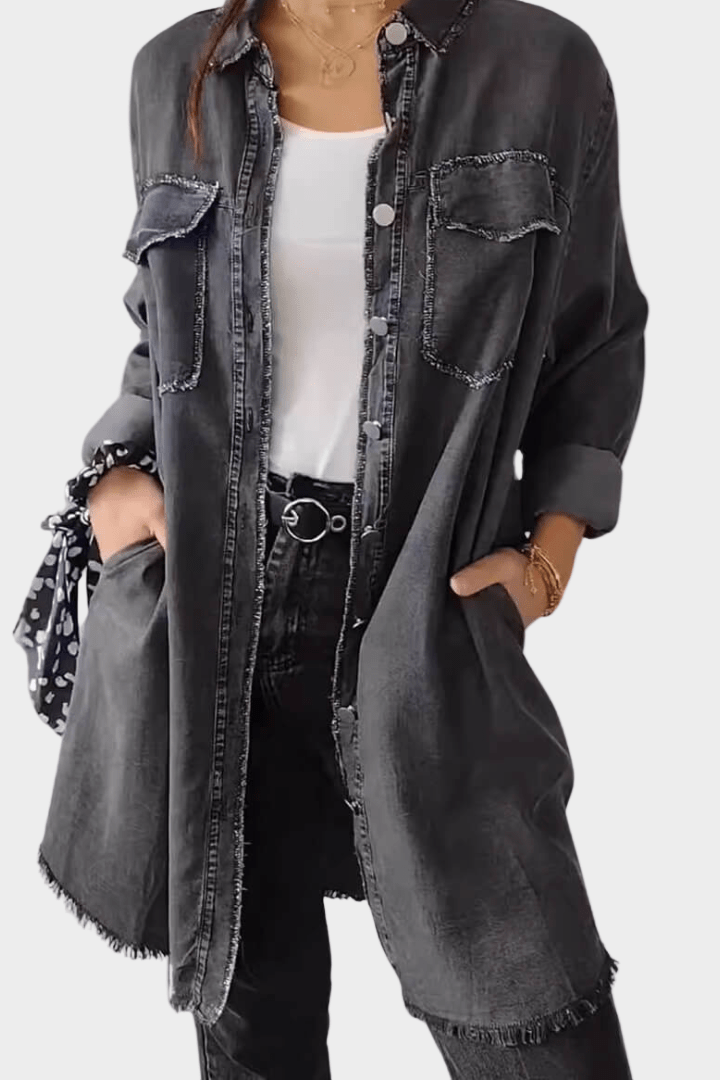 Sidsel Denim Shirt Dress - Effortless Style and Comfort for Every Occasion