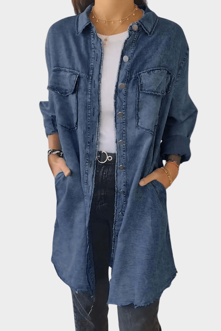 Sidsel Denim Shirt Dress - Effortless Style and Comfort for Every Occasion