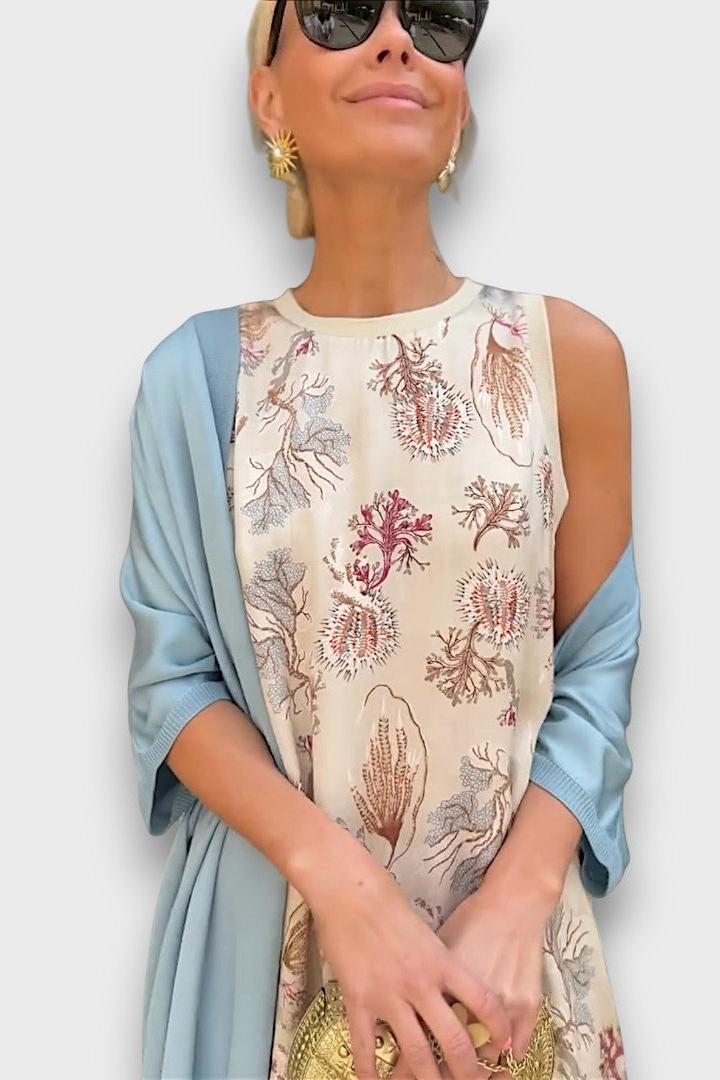 Signe | Long Printed Dress