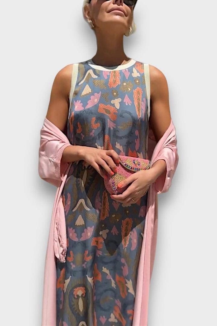 Signe | Long Printed Dress