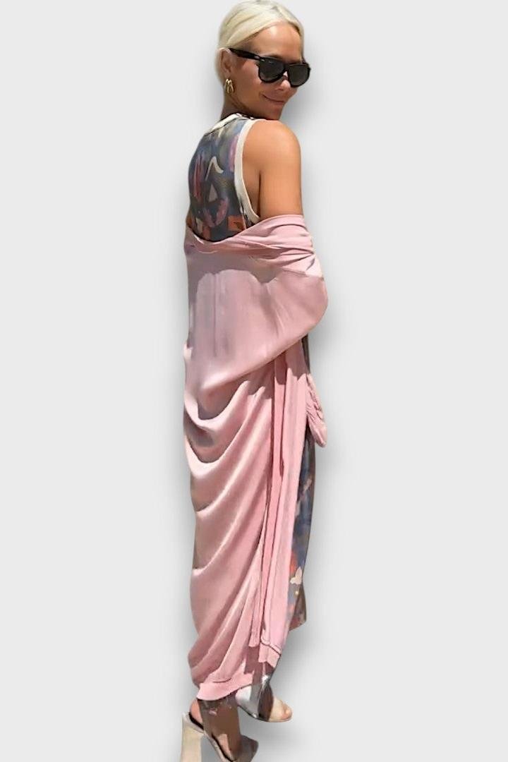 Signe | Long Printed Dress