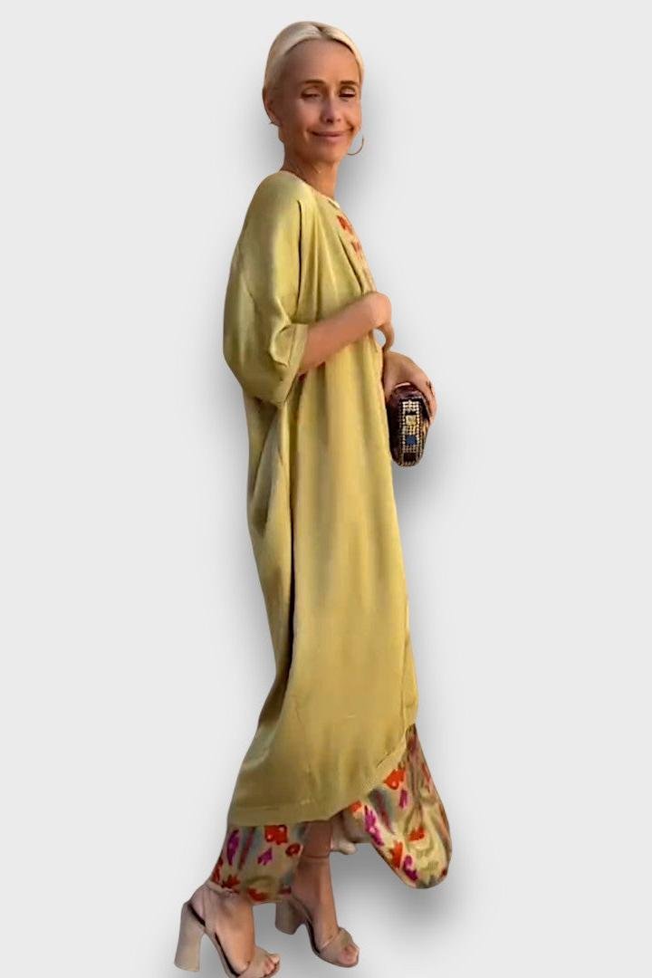 Signe | Long Printed Dress