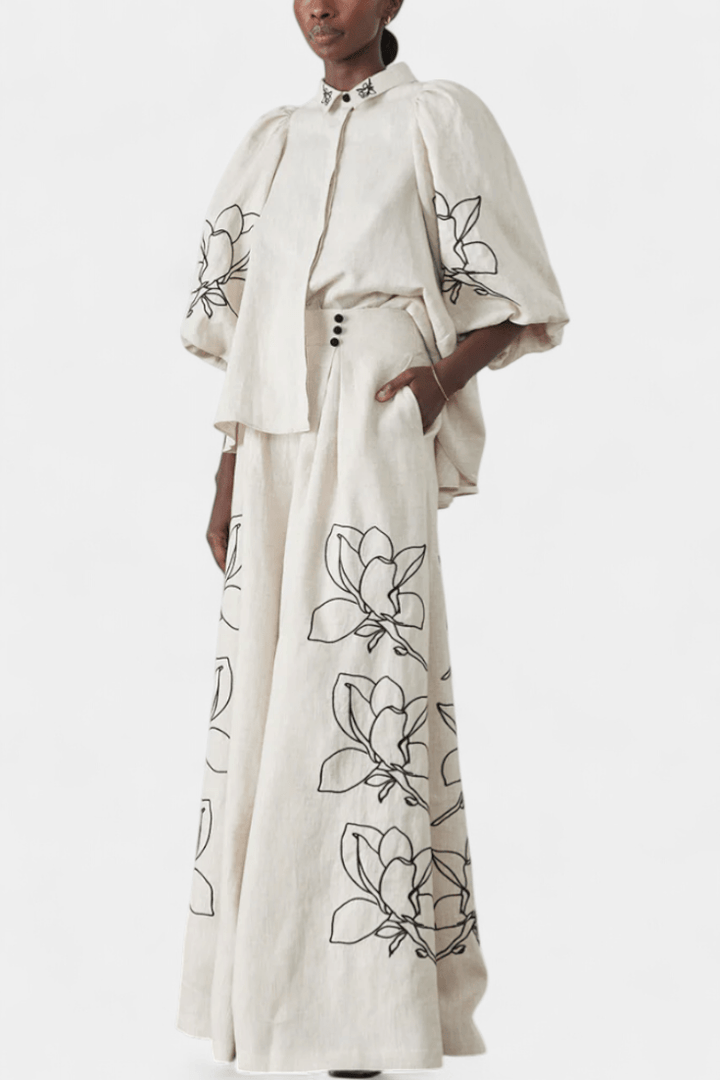 Silje Elegant Blouse Set – Elevate Your Style with Effortless Chic Comfort