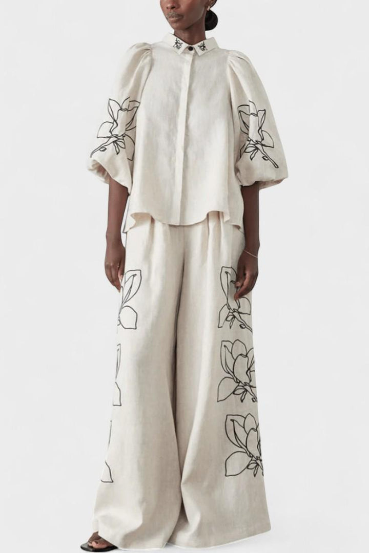 Silje Elegant Blouse Set – Elevate Your Style with Effortless Chic Comfort