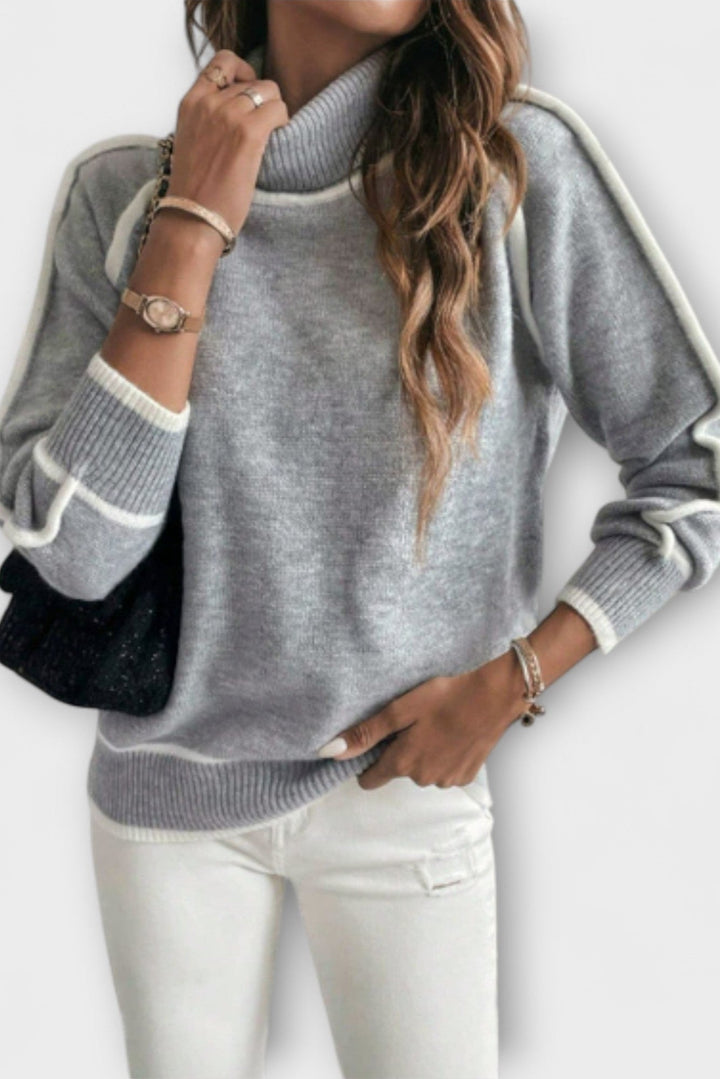 Sofía | Suéter de Cuello Alto Elegante